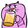 Стикер 18 Animated Ehcat