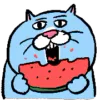 Стикер 21 Animated Ehcat