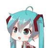 Стикер 4 Anime emoji pack