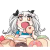 Стикер 12 Anime emoji pack