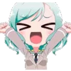 Стикер 50 Anime emoji pack