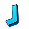 🦁 Эмодзи «Синие английский буквы» для Telegram
