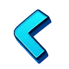 🐭 Эмодзи «Синие английский буквы» для Telegram