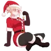 Стикер 15 Xmas Anime