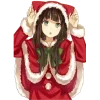 Стикер 7 Xmas Anime