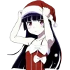 Стикер 11 Xmas Anime