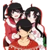 Стикер 34 Xmas Anime