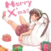 Стикер 28 Xmas Anime