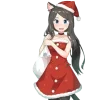 Стикер 20 Xmas Anime