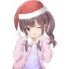 Стикер 12 Xmas Anime
