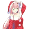 Стикер 17 Xmas Anime
