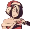 Стикер 13 Xmas Anime