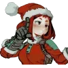 Стикер 9 Xmas Anime