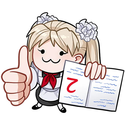 👍 Стикер «Анечка Без Текста» для Telegram
