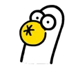 Стикер 46 Annoying Duck