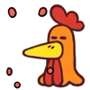 Стикер 60 Annoying Duck
