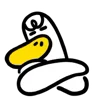 Стикер 44 Annoying Duck