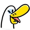 Стикер 3 Annoying Duck