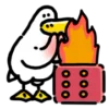 Стикер 15 Annoying Duck
