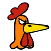 Стикер 53 Annoying Duck