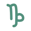 ♑ Эмодзи «Синие буквы, иконки, астрология, знаки зодиака» для Telegram