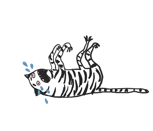 😭 Стикер «Anxious Tigers» для Telegram