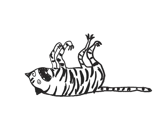 Стикерпак Anxious Tigers для Telegram