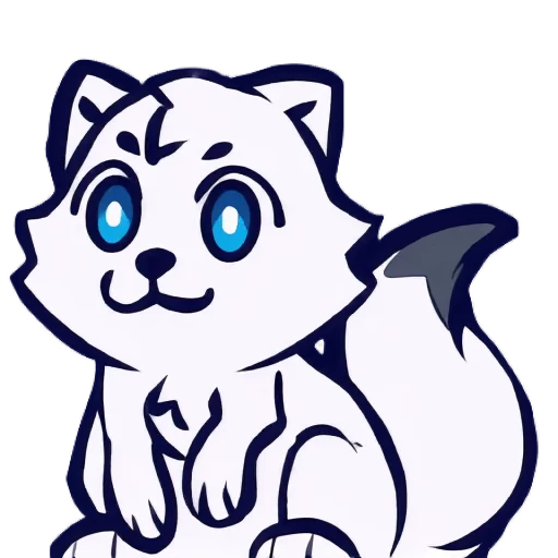 Стикерпак Arctic Fox для Telegram