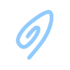 📎 Эмодзи «Голубой шрифт и иконки» для Telegram