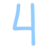 4️⃣ Эмодзи «Голубой шрифт и иконки» для Telegram