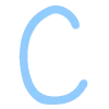 😍 Эмодзи «Голубой шрифт и иконки» для Telegram
