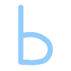 🤨 Эмодзи «Голубой шрифт и иконки» для Telegram