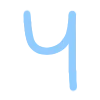 😋 Эмодзи «Голубой шрифт и иконки» для Telegram