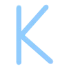 😊 Эмодзи «Голубой шрифт и иконки» для Telegram