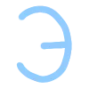🧐 Эмодзи «Голубой шрифт и иконки» для Telegram