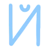 ☺️ Эмодзи «Голубой шрифт и иконки» для Telegram