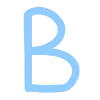 😁 Эмодзи «Голубой шрифт и иконки» для Telegram