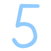 5️⃣ Эмодзи «Голубой шрифт и иконки» для Telegram