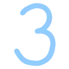 3️⃣ Эмодзи «Голубой шрифт и иконки» для Telegram