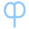 😗 Эмодзи «Голубой шрифт и иконки» для Telegram