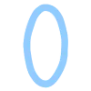 0️⃣ Эмодзи «Голубой шрифт и иконки» для Telegram