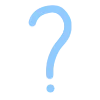❓ Эмодзи «Голубой шрифт и иконки» для Telegram