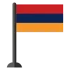 Стикер 14 🇦🇲 Armenia - эмоджи с флагами и символикой Армении