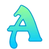 🤩 Эмодзи «Сине-зелёный градиент» для Telegram