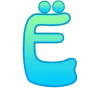 🤩 Эмодзи «Сине-зелёный градиент» для Telegram