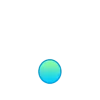 🤩 Эмодзи «Сине-зелёный градиент» для Telegram