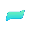 🤩 Эмодзи «Сине-зелёный градиент» для Telegram