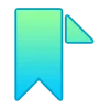 🤩 Эмодзи «Сине-зелёный градиент» для Telegram