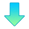 🤩 Эмодзи «Сине-зелёный градиент» для Telegram