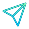 🤩 Эмодзи «Сине-зелёный градиент» для Telegram